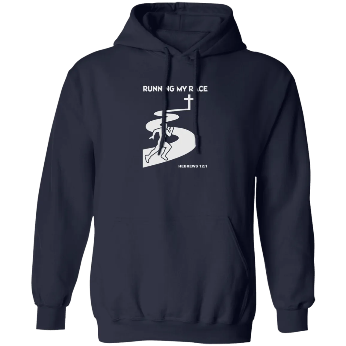 Running My Race Men’s Pullover Hoodie