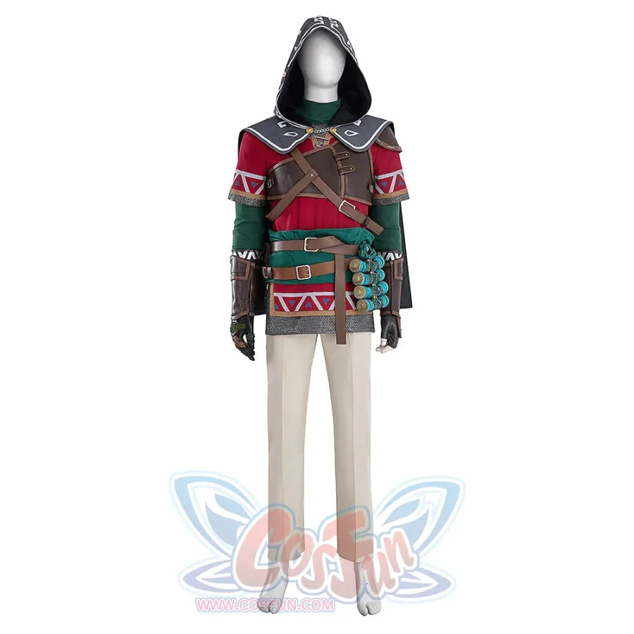 The Legend of Zelda: Tears of the Kingdom Link Hylian Armor Cosplay Costume C09137